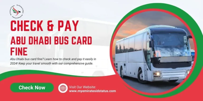 How Can You Check & Pay Abu Dhabi Bus Card Fine