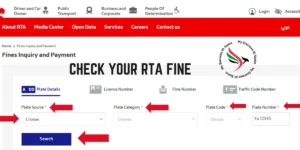 four methods below to check your RTA fine