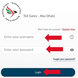 log in to your account