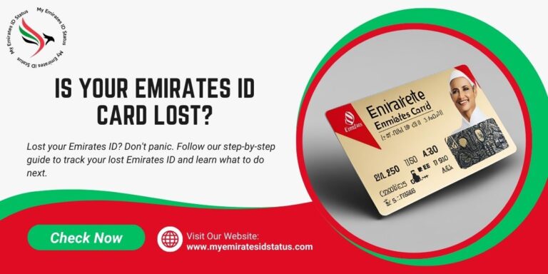 Lost your Emirates ID